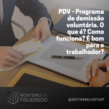 PDV - Programa de demissão voluntária. O que é? Como 